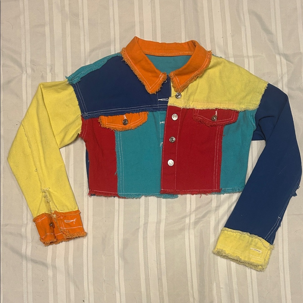 Patchwork Jean Jacket - image 1